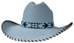 200 Cattleman 20X powder blue color hat for women