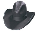 31 Drifter style hat - as worn by Tom Mix in 1929, black color with black hatband
