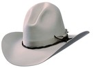 9 Tom Horn style silverbelly color hat with twisted black hatband